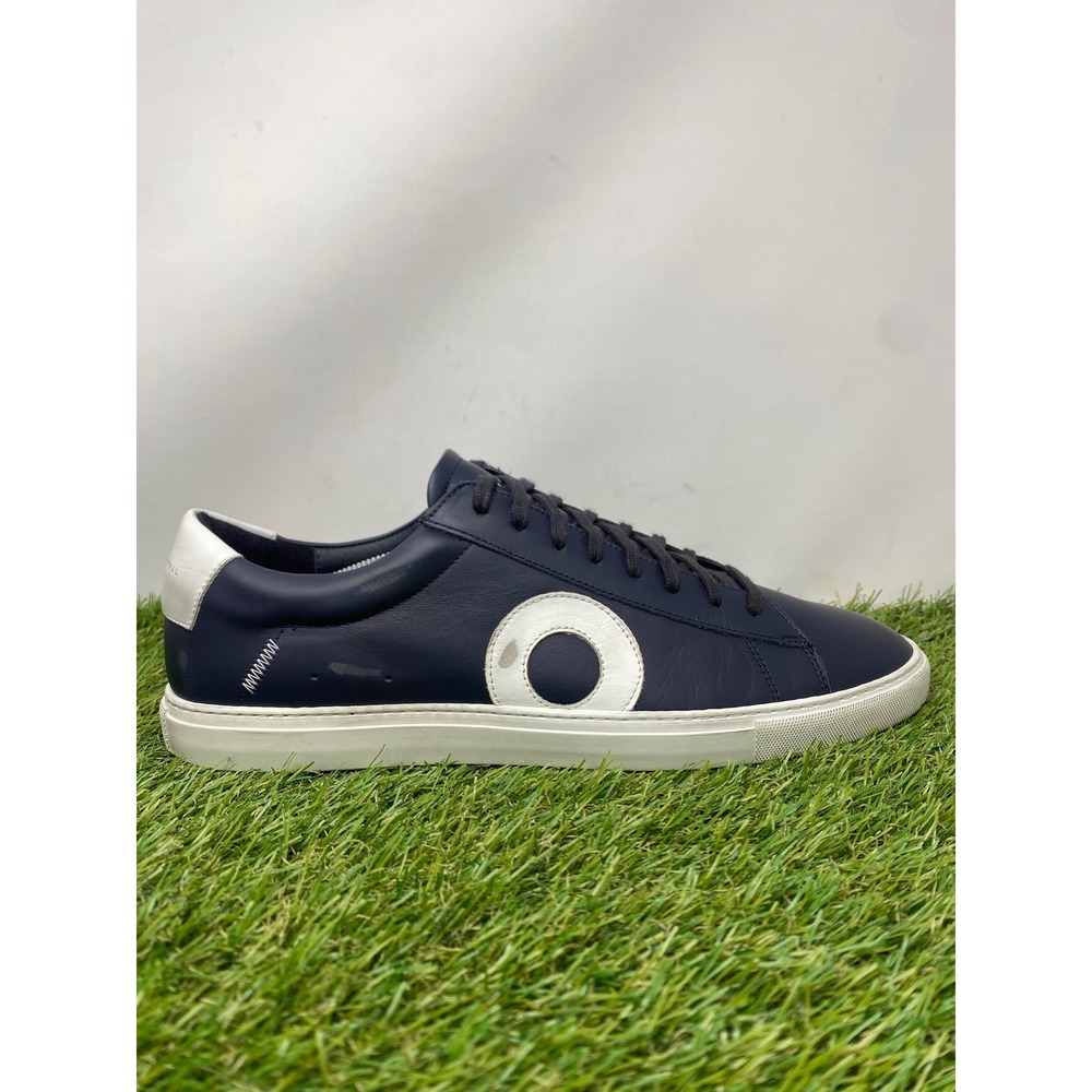 Oliver Cabell Low 1 Ocean Sneakers Mens 11 Navy Blue Leather Low Top Casual